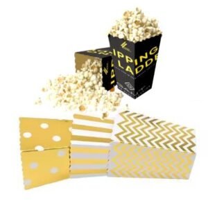 Golden Foiling Pop Corn Boxes