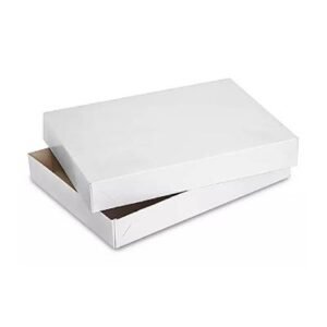 White Gloss 2 Piece Flat Packed Shirt Gift Box