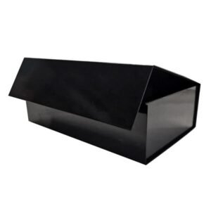 BLACK Gloss A4 Magnetic Rigid Gift Box (330 x 220 x 100mm)