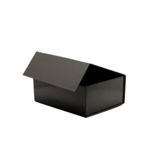 BLACK Matt Laminated Small Magnetic Rigid Gift Box (120 x 140 x 65mm)