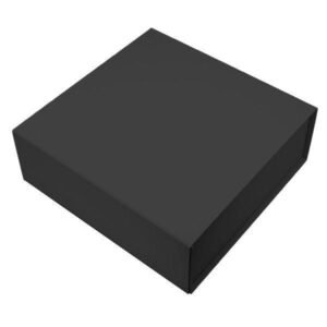 BLACK Matt Square Magnetic Rigid Gift Box (250 x 250 x 90mm)