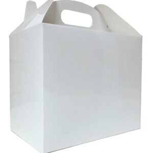 Gable Boxes - 17x10x14cm (pk10) - GLOSSY WHITE