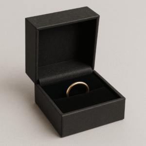 Luxury Black Ring Box
