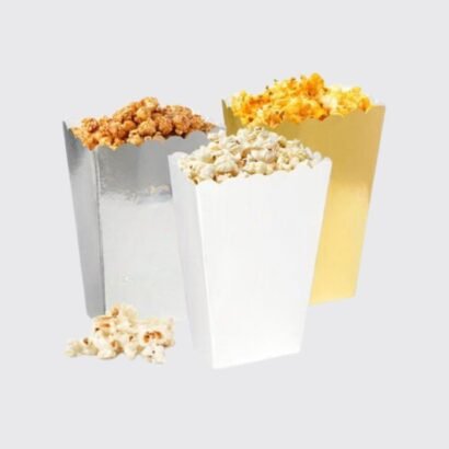 120 Pcs Popcorn Bags and Popcorn Cartons