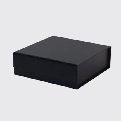 Black Matt Square Magnetic Rigid Gift Box 250 x 250 x 90mm
