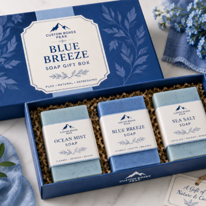 Blue Soap Gift Box