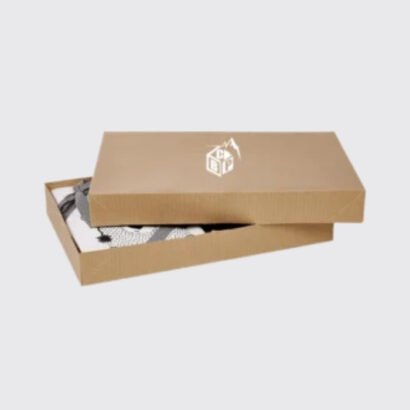 Brown Kraft 2 Piece Flat Packed Shirt Gift Box