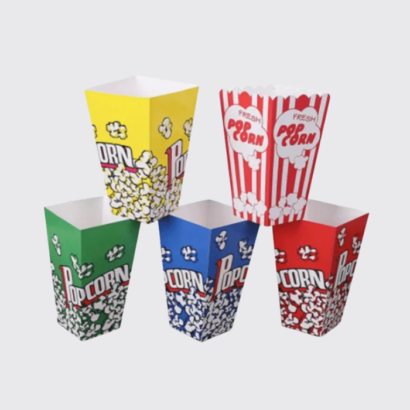 Cardboard Popcorn Packaging Box