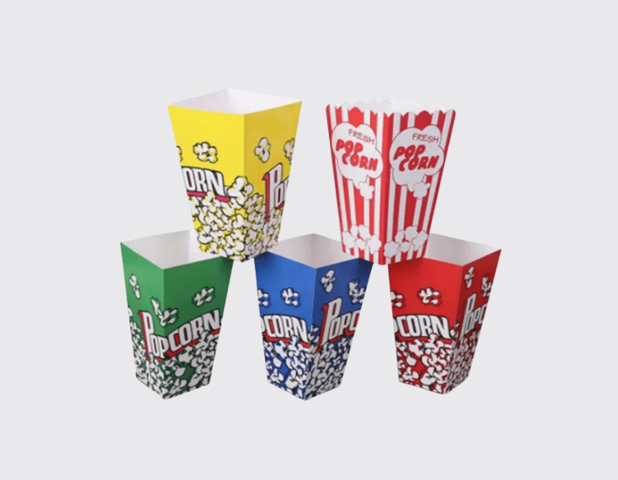 Cardboard Popcorn Packaging Box