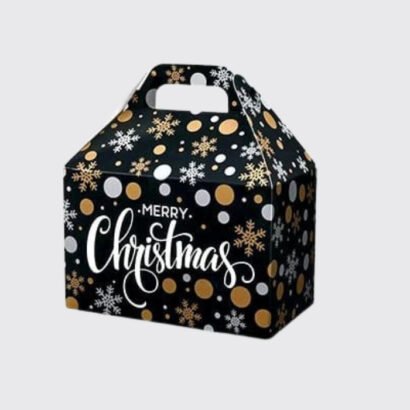 Gable Boxes17x10x14cm pk10 Merry Christmas