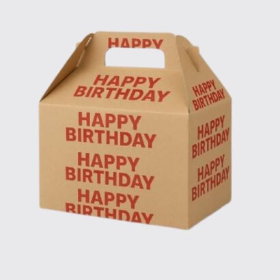Large Kraft Gable Box