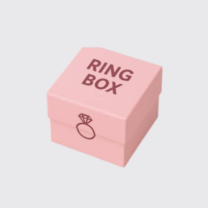 Luxury Pink Ring Box
