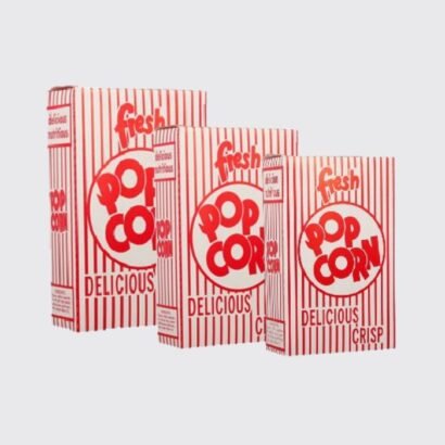 Recycled Pop Corn Boxes