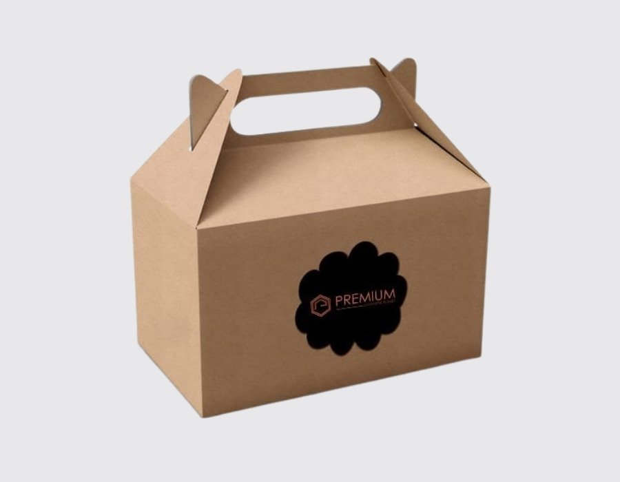 Small Kraft Gable Box