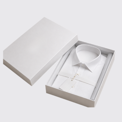 White Rigid 2 Piece Shirt Gift Box